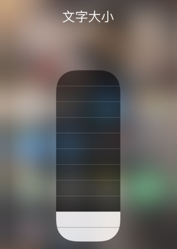 四川苹果手机维修分享小技巧：在 iPhone 控制中心快速调节字体大小 